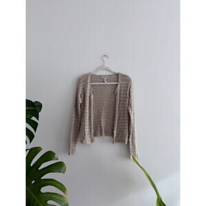 sigrid oslen sport silk knit cardigan | sz medium